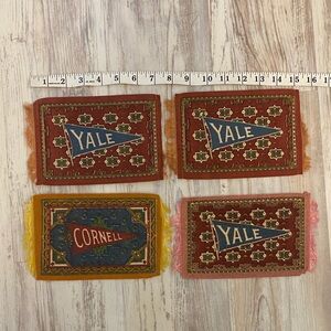 Vintage Yale and Cornell Textile Cigar Flannels